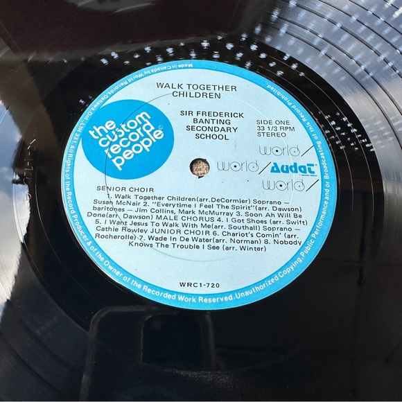 Vintage Vinyl LP - Walk together Children- Choir - Picture 6 of 8